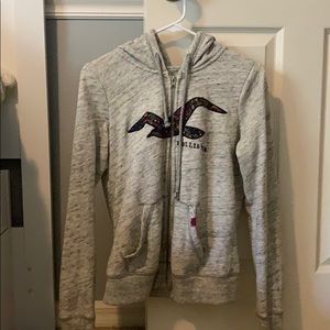 Hollister zip up jacket